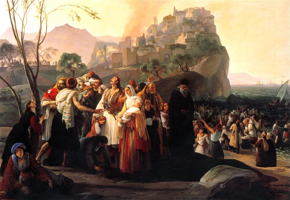 Francesco Hayez - The Refugees of Parga - WGA11213