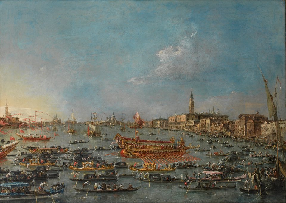 Francesco Guardi - The Bucintoro Festival of Venice - Google Art Project
