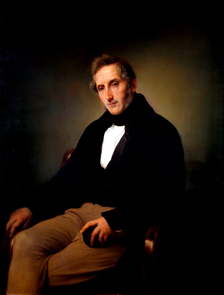 Francesco Hayez - Ritratto di Alessandro Manzoni