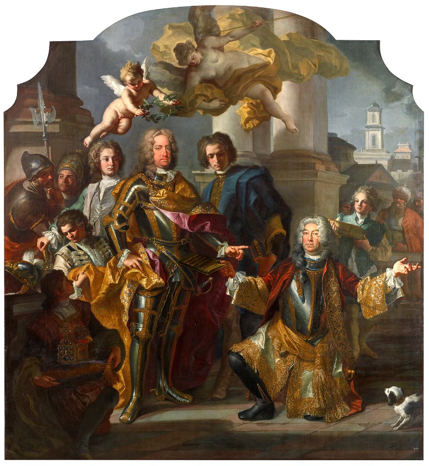 Francesco Solimena, , Kunsthistorisches Museum Wien, Gemäldegalerie - Karl VI. und Gundacker Graf Althann - GG 1601 - Kunsthistorisches Museum