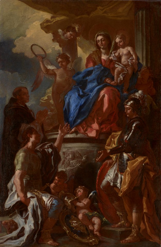 Francesco Solimena - Madonna of the Martyrs - 70.14 - Minneapolis Institute of Arts