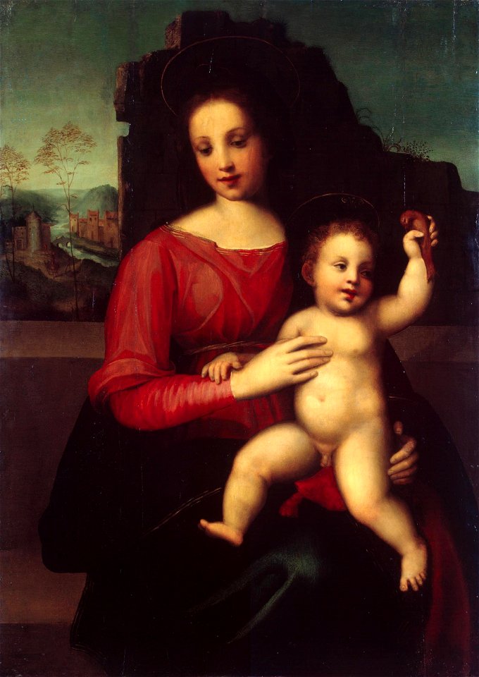 Franciabigio - Madonna with Child, ГЭ-4738