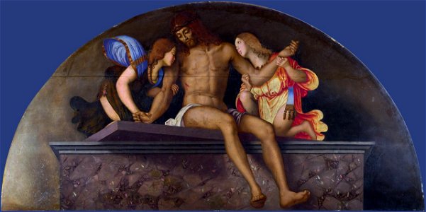 Francesco Zaganelli - Cristo morto tra due angeli
