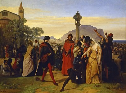 Francesco Hayez I Vespri siciliani, 1844-1846.