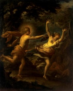 Francesco Trevisani - Apollo and Daphne - WGA23056. Free illustration for personal and commercial use.