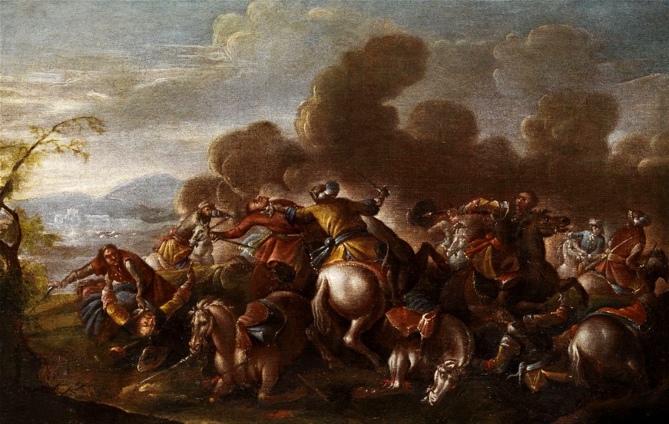 Francesco Simonini Schlachtenszene aus den Türkenkriegen 2