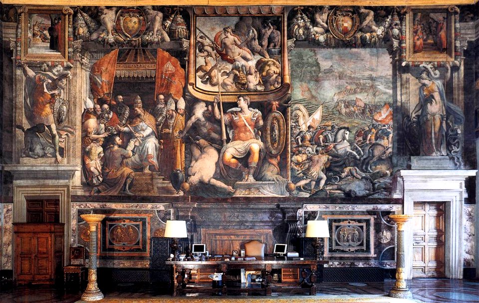 Francesco Salviati - History of the Farnese - WGA20691