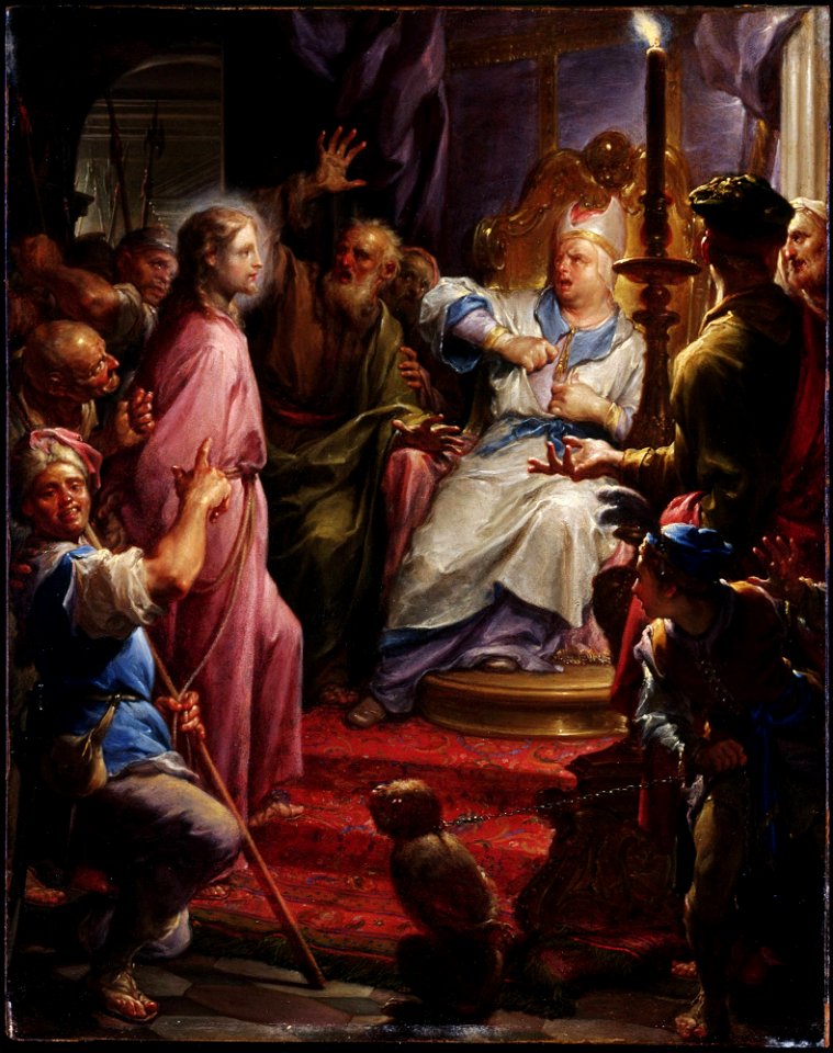 Francesco Trevisani - Christ Before Caiaphas - 2001-216 - Princeton University Art Museum