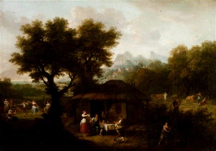 Francesco Zuccarelli (1702-1788) - Landscape with Pastoral Figures and Animals from Milton's 'L'Allegro' (1645) - 108877 - National Trust
