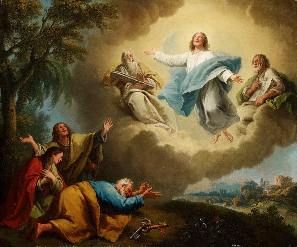 Francesco Zuccarelli Landschaft mit Verklärung Christi