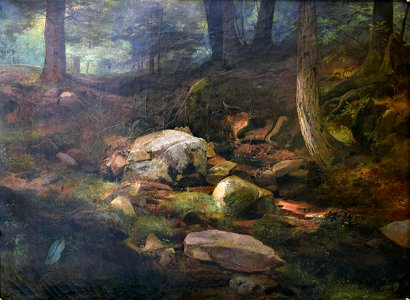 Francis Daniel Devlan - Study in Rocks - 1966.128.1C - Reading Public Museum