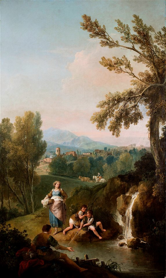 Francesco Zuccarelli (Pitigliano 1702-Florence 1788) - Jacob and Leah with their Sons - RCIN 406009 - Royal Collection