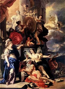 Francesco Solimena - Allegory of Reign - WGA21618