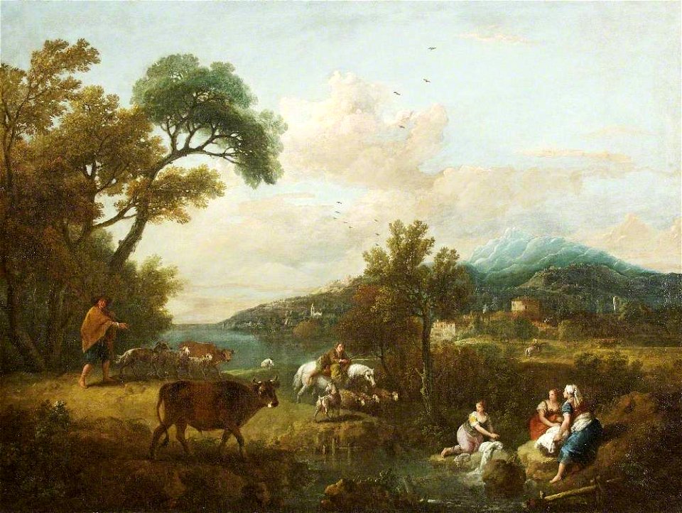 Francesco Zuccarelli (1702-1788) - A Pastoral Landscape - 732089 - National Trust
