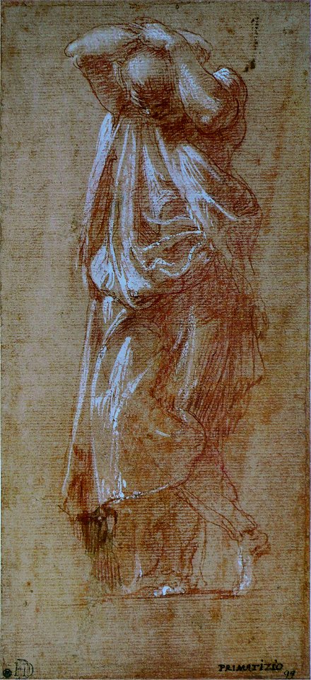 Francesco Primaticcio - Étude d'homme