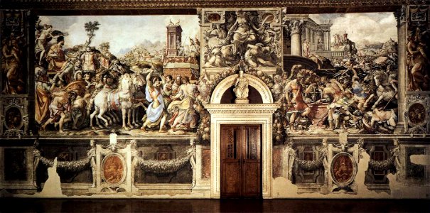 Francesco Salviati - Scenes from the Life of Furius Camillus - WGA20680
