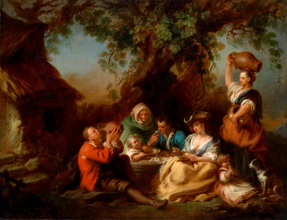 Francesco Zuccarelli - Colazione in Campagna