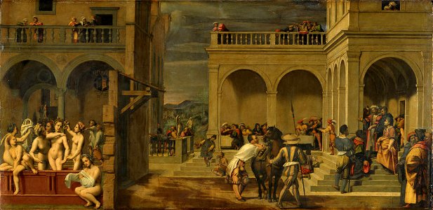 Franciabigio - Der Uriasbrief, 1523, Gal.-Nr. 75