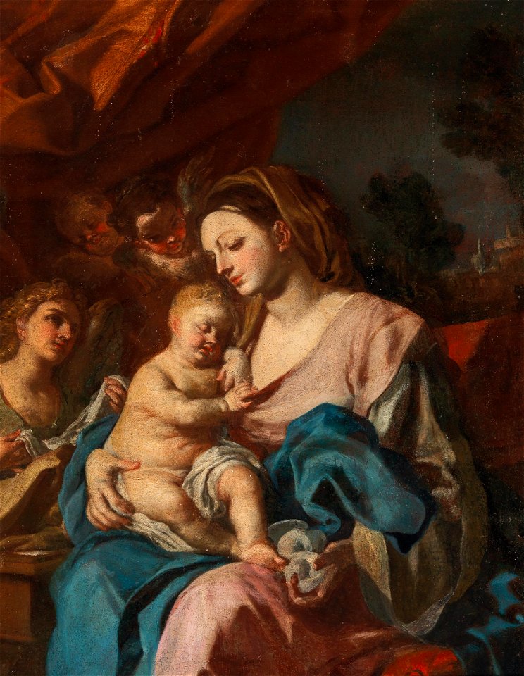Francesco Solimena - Madonna and Child