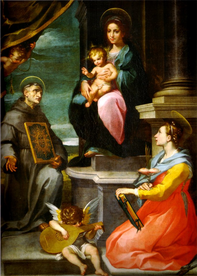 Francesco vanni, pala della collegiata di asciano, 1600