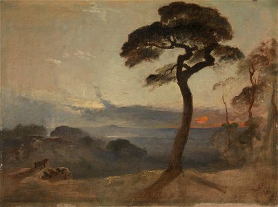 Francis Danby - Hampstead Heath, Sunset - Google Art Project. Free illustration for personal and commercial use.