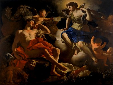 Francesco Solimena - Diana and Endymion - Google Art Project
