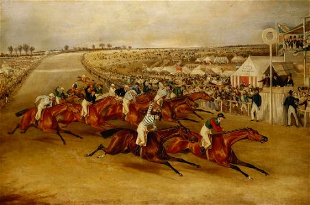 Francis Calcraft Turner (1795-1865) - Phosphorus winning the Derby - RCIN 406003 - Royal Collection
