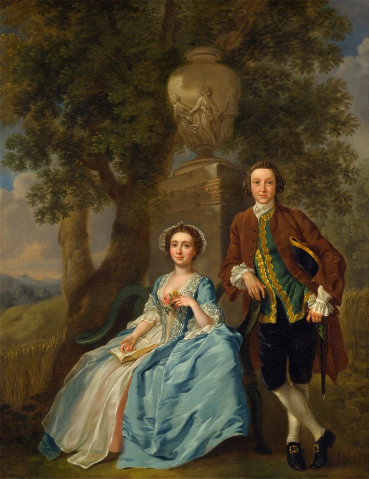 Francis Hayman - George and Margaret Rogers - Google Art Project