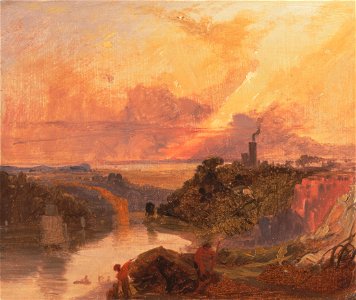 Francis Danby - The Avon Gorge at Sunset - Google Art Project