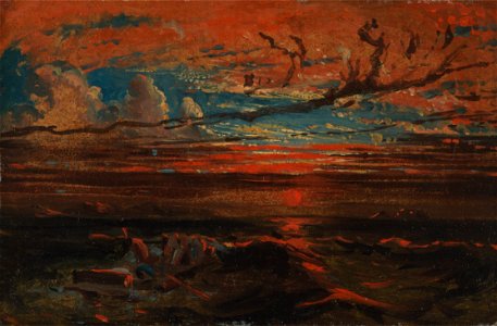 Francis Danby - Sunset at Sea after a Storm - Google Art Project. Free illustration for personal and commercial use.