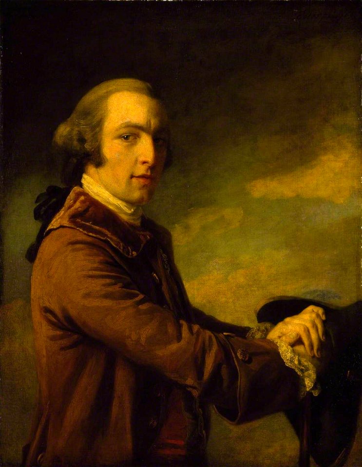 Francis Cotes (1726-1770) - A Gentleman with a Cane - N04387 - National Gallery