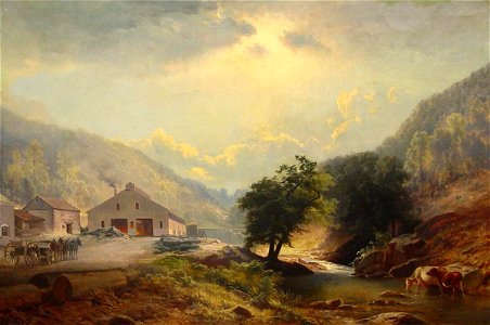 Francis Daniel Devlan - Gibraltar Furnace - Seyfert's Mill - 1945.133.1 - Reading Public Museum