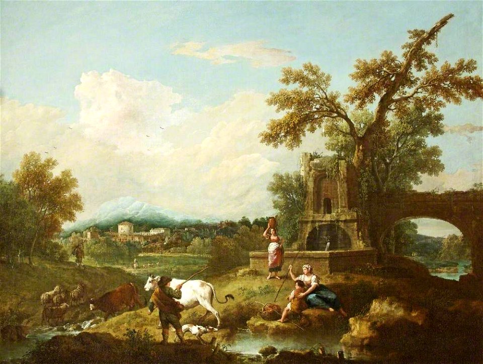 Francesco Zuccarelli (1702-1788) - A Pastoral Landscape - 732088 - National Trust