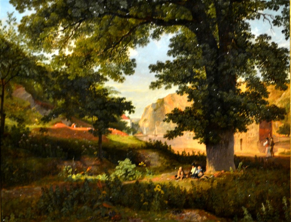 Francis Danby - Les falaises de Clifton vues des prés de Downham (c 1821)