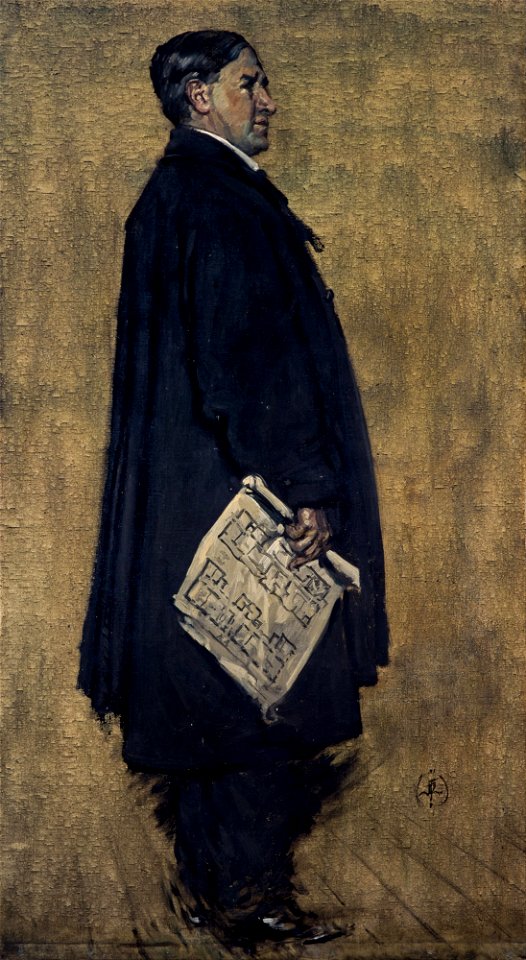 Francis Henry Newbery - Charles Rennie Mackintosh, 1869 - 1928. Architect (study for group portrait The Building Committee o... - Google Art Project