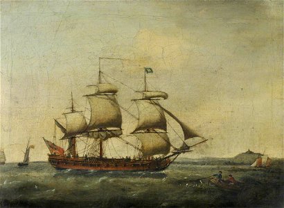 Francis Holman (1729-1784) - The East Indiaman 'Duke of Portland' - BHC3296 - Royal Museums Greenwich