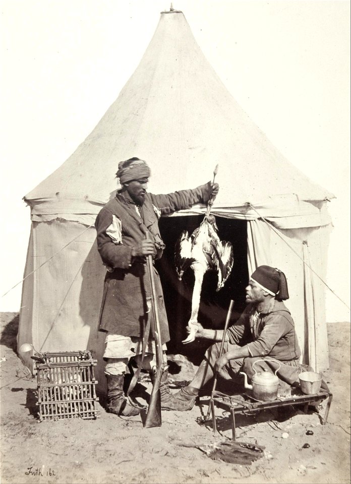 Francis Frith - Arab Sportsman and Cook - Google Art Project