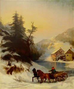 Francis Daniel Devlan - Winter - 1916.50.1 - Reading Public Museum