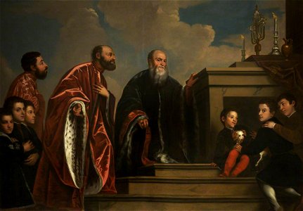 Francis Harding (active c.1730-c.1766) - The Vendramin Family (after Titian) - 932300 - National Trust