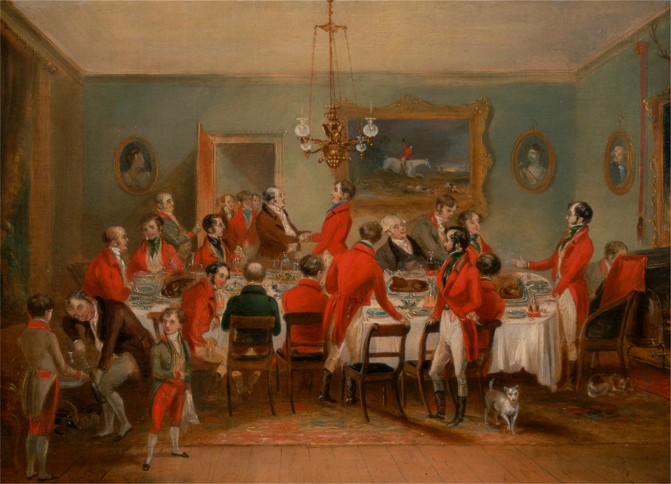 Francis Calcraft Turner - Bachelors' Hall- The Hunt Breakfast - Google Art Project