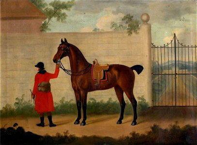 Francis Sartorius I (1734-1804) - Bay Horse Outside a Gate - 353117 - National Trust