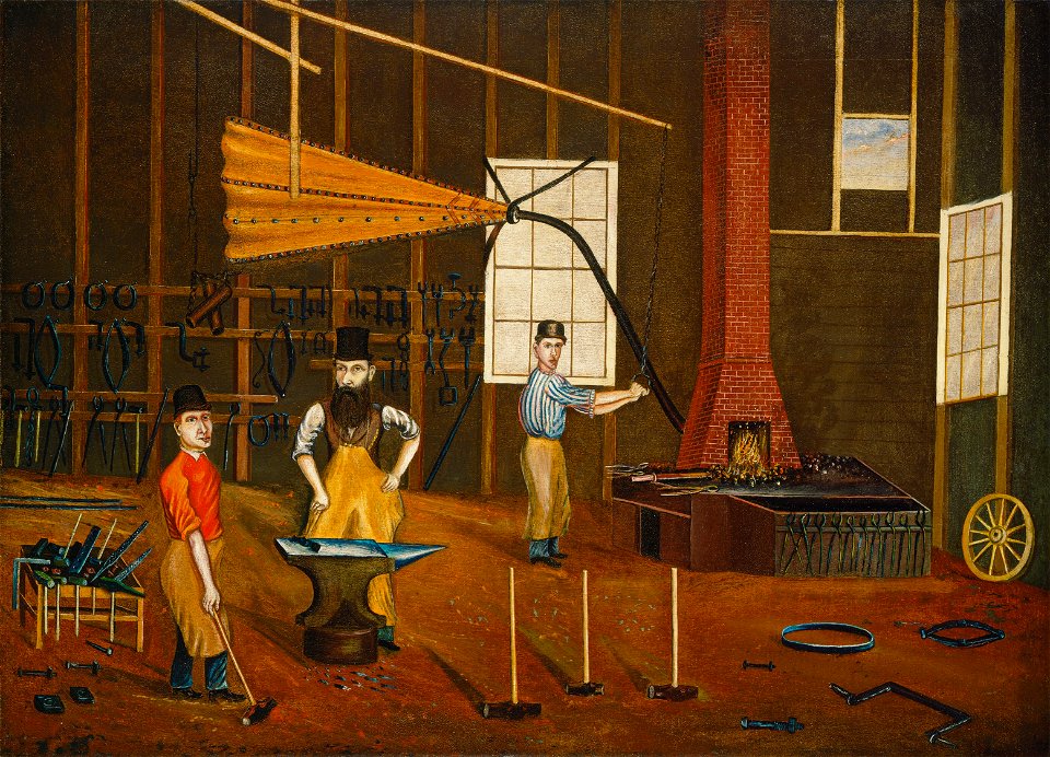 Francis A. Beckett - Blacksmith Shop - 1966.13.4 - National Gallery of Art