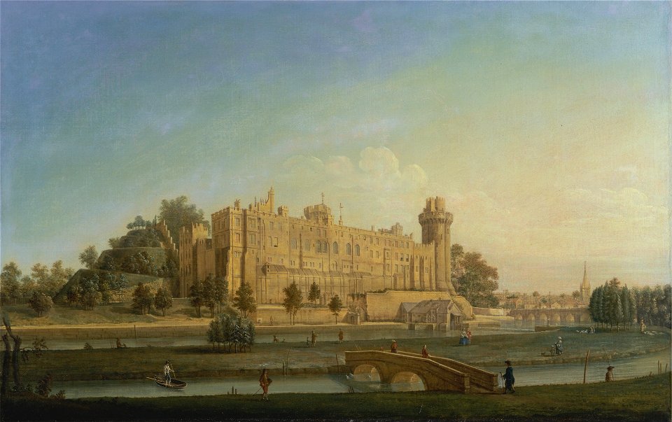 Francis Harding - Warwick Castle - Google Art Project