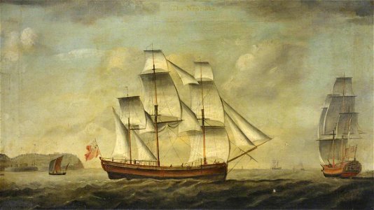 Francis Holman (1729-1784) - A Merchant Ship, c.1762 - BHC1060 - Royal Museums Greenwich