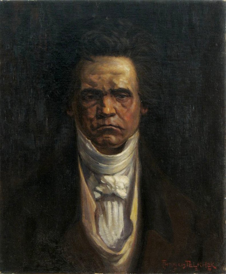 Francis Pelichek - Retrato de Beethoven, 1920