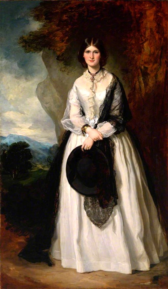 Francis Grant (1803-1878) - Portrait of a Lady (^ Mrs Edmund Peel) - T06456 - Tate