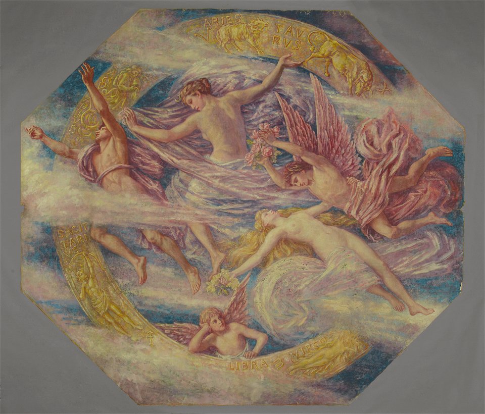Francis Lathrop - Diana and Her Attendants among the Constellation - 1926.109 - Yale University Art Gallery