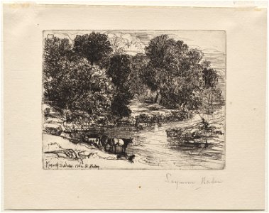 Francis Seymour Haden (British, 1818-1910) - Kenarth - 1946.325 - Cleveland Museum of Art
