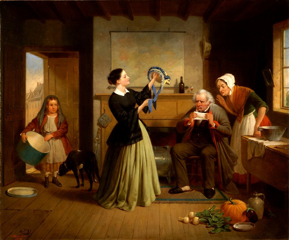 Francis William Edmonds - The New Bonnet