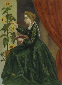 Emilia Francis (née Strong), Lady Dilke by Laura Capel Lofft (afterwards Lady Trevelyan)